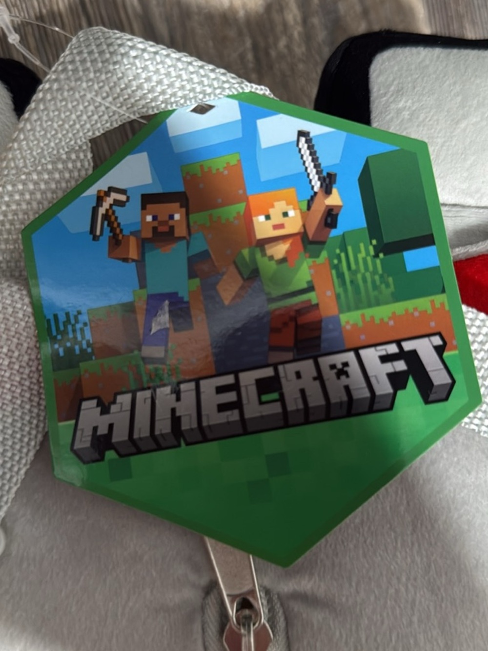 Minecraft Plush Character Mini Backpacks - Orange Fox & grey wolf - Picture 6 of 6
